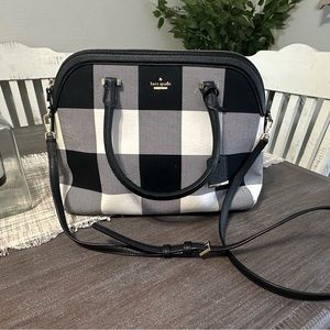 Black/white checkered Kate Spade New York Crossbody